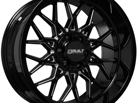 BUILT OFF-ROAD     BTO-2 22x12 5x127-5x139 ET. -44     COLOR: GLOSS BLACK MILLED on Sale