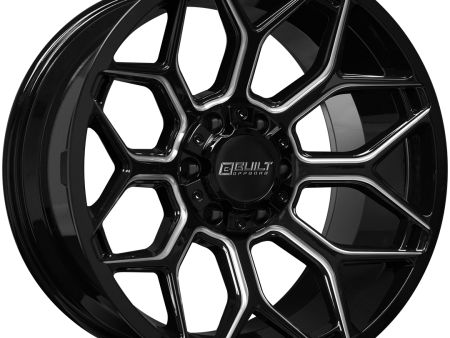 BUILT OFF-ROAD     BTO-4 20x10 5x127-5x139 ET. -19     COLOR: GLOSS BLACK MILLED For Discount