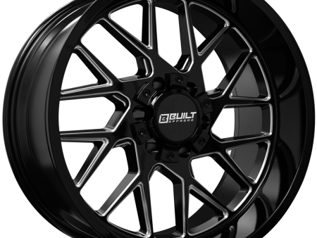 BUILT OFF-ROAD     BTO-3 22x12 5x127-5x139 ET. -44     COLOR: GLOSS BLACK MILLED Supply