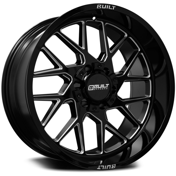 BUILT OFF-ROAD     BTO-3 22x12 5x127-5x139 ET. -44     COLOR: GLOSS BLACK MILLED Supply