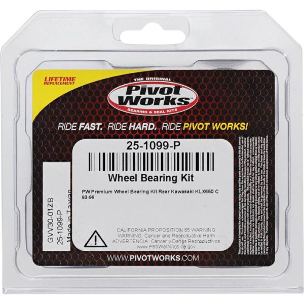 Pivot Works Kawasaki Wheel Bearing Kit Premium Bearings Supply