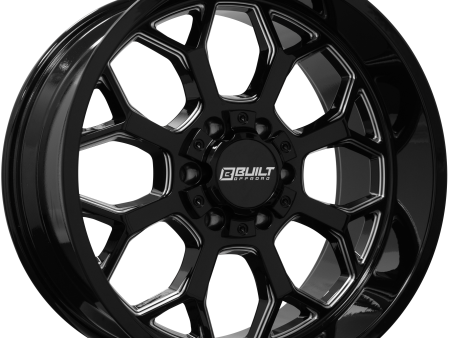 BUILT OFF-ROAD     BTO-1 22x12 5x127-5x139 ET. -44     COLOR: GLOSS BLACK MILLED Sale