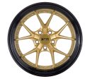 F1R Wheels F105 Gold Black Lip For Sale