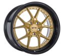 F1R Wheels F105 Gold Black Lip For Sale