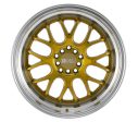 F1R Wheels F21 v2 Machine Gold Polish Lip Cheap