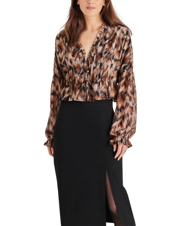 HOLLIS TOP BROWN MULTI Online Hot Sale