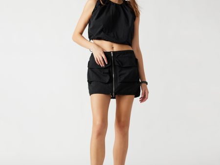 VESPER MINI SKIRT BLACK Online Sale