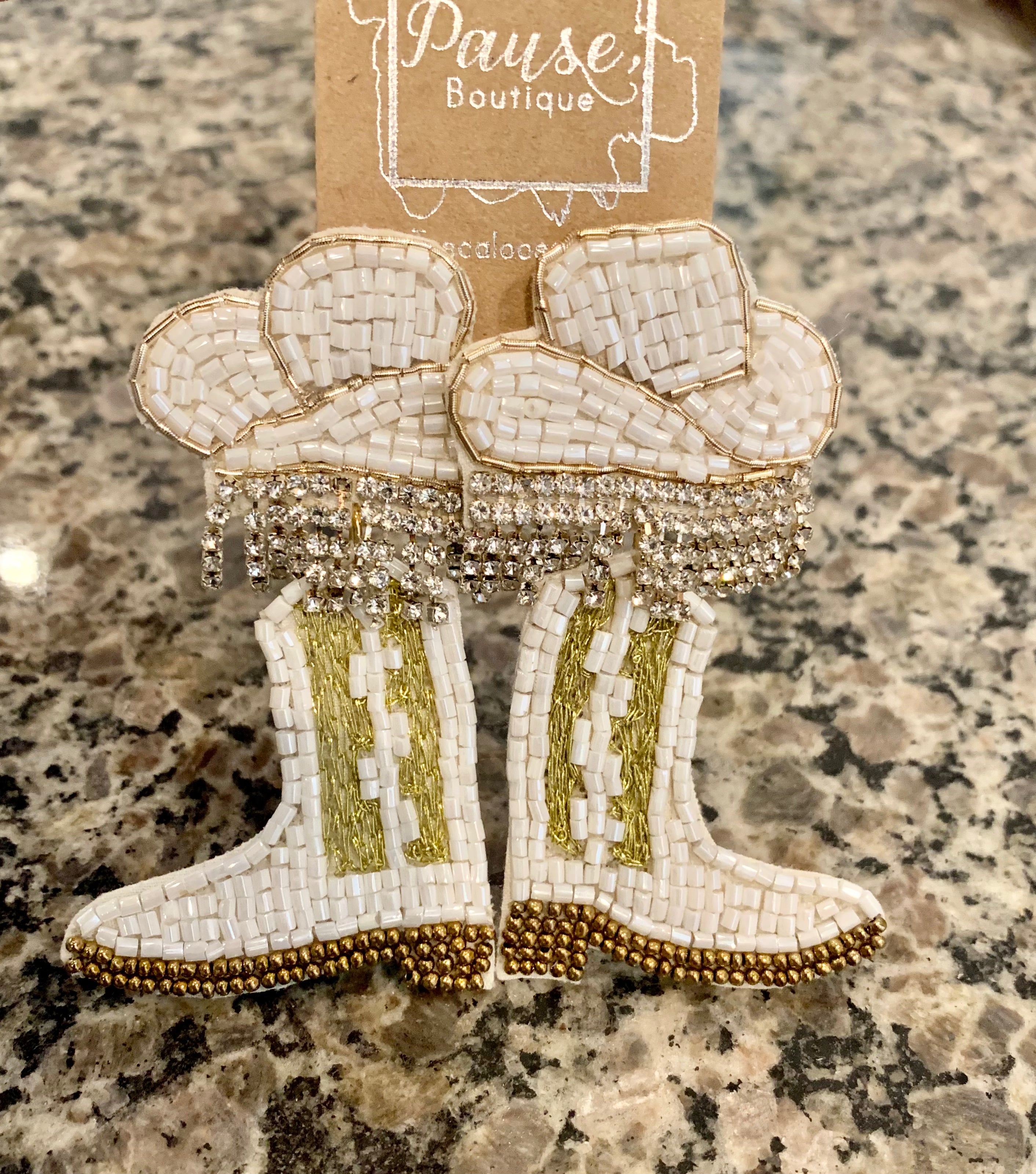 beaded and rhinestone hat boots Hot on Sale