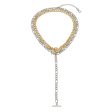 MULTI STRAND CHAIN NECKLACE GOLD MULTI Online Hot Sale