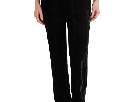 MERCER CRUSHED VELVET PANT BLACK Online now