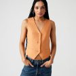 SELENE VEST TAN For Discount